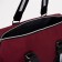 Sports bag with lightning, burgundy color