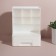 Organizer for storage, 6 sections, 1 box, 24 × 14 × 18 cm, white color