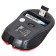 Mouse call 545MW Black/Red optical (1600DPI) wireless USB for laptop (4but)