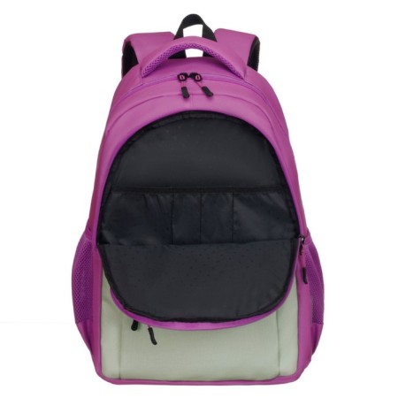 Youth backpack 45 x 30 x 18 cm, ergonomic back, + bag, Torber Class X, Pink/Salad T2602-23-GR-P-5