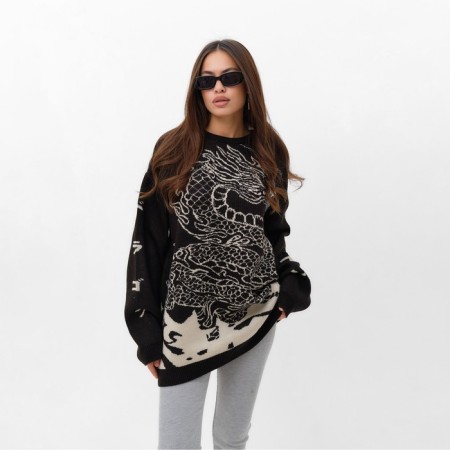 Jumper Women's Mist "Dragon", Black, OneSize (44-48)-2