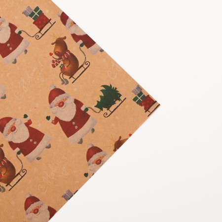 Package Crafts "Deer on the sleigh", 50 x 70 cm, New Year-2