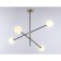 Suspended Ambrella Light, Modern, TR2507, 4XG9, Black color, brass