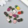 Decor for creativity plastic for metal "Pineapp" mix set 10 pcs 1.3x2.1 cm