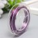 Biser wire d 0.3 mm, purple steering. 10 m