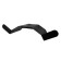 Super -resistant holder for a garden hose, wall -mounted, with protection against fracture, black