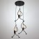 Lamp Bayerlux 1949/3r E27 40W Black 30x30x40-140 cm