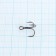 Triple hooks Kujira 536, color BN, No. 14, 10 pcs.