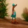 Souvenir "Duck in overalls" wood 27 cm