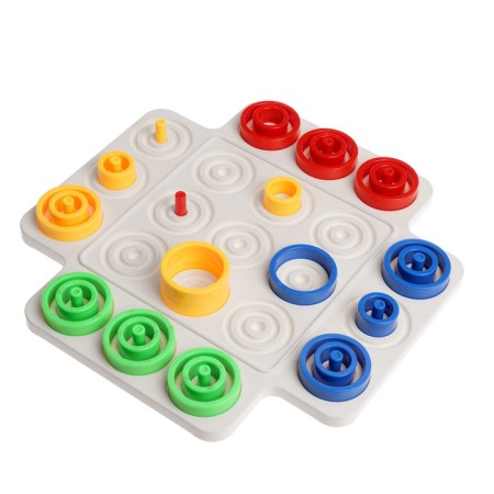 Board game for children for logic "Logikrug", 2-4 players, 5+-6