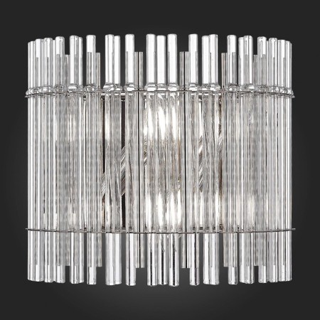 Sconces st. SL1656.101.02. Epica. 2x40 watts, E14, 24.5x22 cm, Nickel color-2