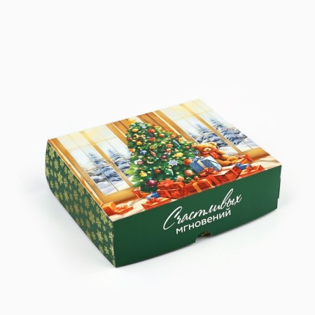 Packaging for confectionery "happy moments", 20 x 17 x 6 cm, New Year-2