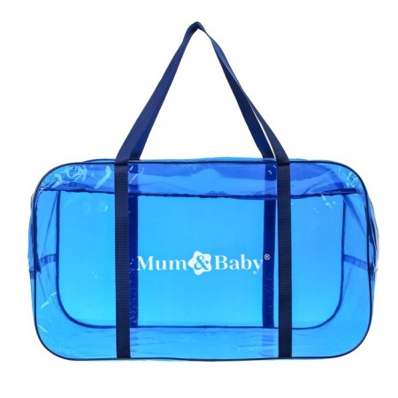 Bag in the hospital 30x50x25, color PVC, blue color-1