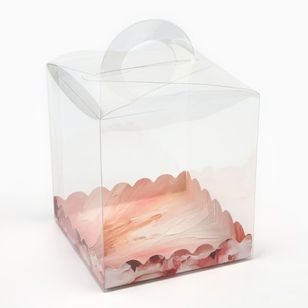 Confectionery box, chest, packaging, “Shine flowers”, 16 x 16 x 18 cm-5