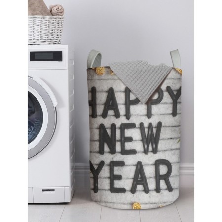 Basket for storing things "Happy New Year", size 40x60 cm
