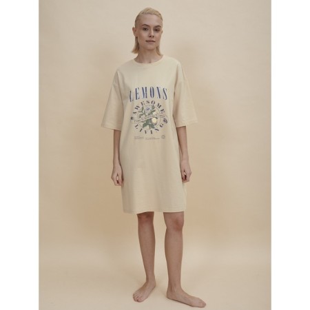 Female dress, size xl, cream color-6
