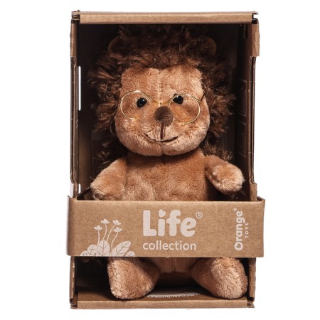 Soft toy "Hedgehog Kolyunchik" with glasses, 15 cm-2