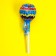 Caramel "Lizunets" on a stick with a chewing elastic band, for boys, 125 g