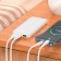 External battery Hoco J111, 10,000 mAh, 2 USB, 2 A, display, white