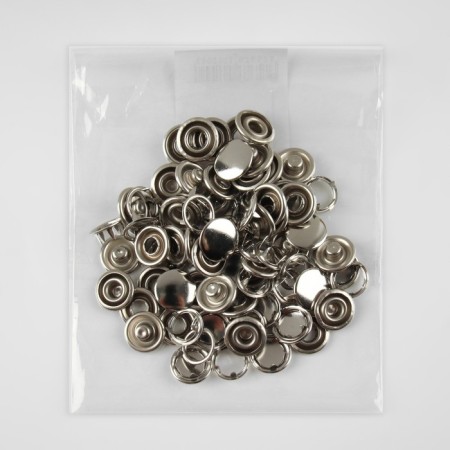Shirt button, closed, d = 10.5 mm, color nickel-2