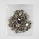 Shirt button, closed, d = 10.5 mm, color nickel