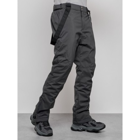 Semi-combinezone ski insulated male winter, size 54, dark gray color-11