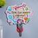 Key "House where happiness lives!" Keys, 15x14x1 cm