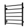 Electric towel "Sanprise" Aurora P6, 500x600 mm, universal, black