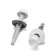 Roofing screws 4.8x35 mm, Ral9003 White color, 250 pcs.