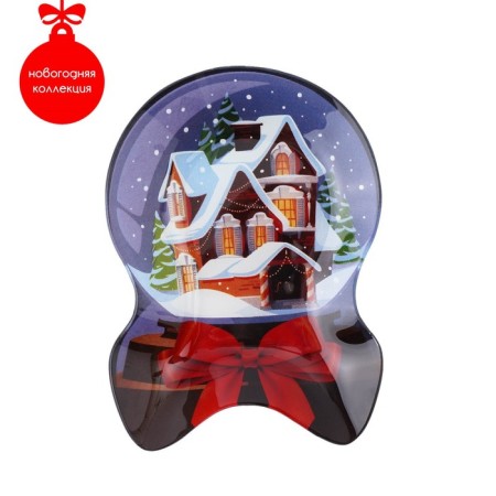 Glass Serving shade "Snow Shar", 18.5 × 13 cm