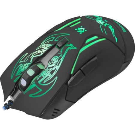 Mouse Defender Bionic GM-250L, wired, game, optical, 3200DPI, black-6