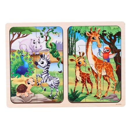 Puzzles "Walk in the zoo"-2
