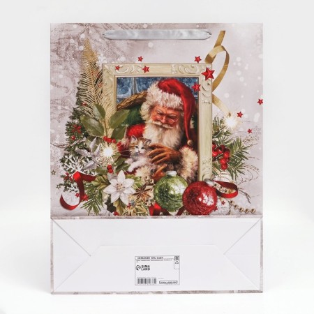 Gift, laminated, "Santa" package, 31 x 40 x 11.5 cm-3