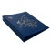 Album for coins on rings, optima format 230 x 265 mm Calligrata "map", includes up to 20 sheets, PVC cover, blue