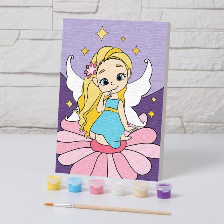 Picture on numbers for children "Flechka", 21 x 15 cm-1