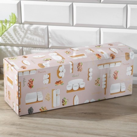 A set of ceramic cans for bulk products on an esthete wooden stand, 3 items: 650 ml, white color-2