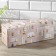 A set of ceramic cans for bulk products on an esthete wooden stand, 3 items: 650 ml, white color