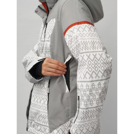 Ski suit female, size 58, white color-5