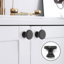 Handle button Cappio PK321, D = 24 mm, black color