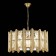Suspended chandelier ST LUCE. SL1623.203.08. Corsia. 8x40 watts, E14, 65x65x32 cm, Shampan