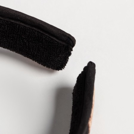 Feminine visor minaku "leopard" color Black color, rr 56-58-3