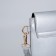 Bag-clate on the magnet, strap on the wrist, silver color