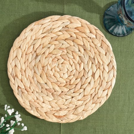 Serving napkin for a table D 25 x 1 cm., Water hyacinth-1