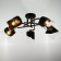 Svetogor chandelier "Game" 5x60W E27 Black 66x66x24cm