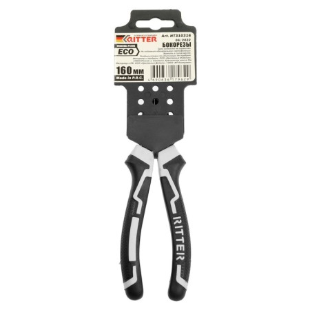 Side cutters Ritter Eco HT310316, steel 55, 2K Handle, 160 mm-2