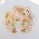 Stickers for creativity "Tags - yellow flowers" set of 30 pcs 0.2x8x11 cm