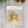 Christmas tree decoration "Carved bells with a deer" 10x9 cm, gold