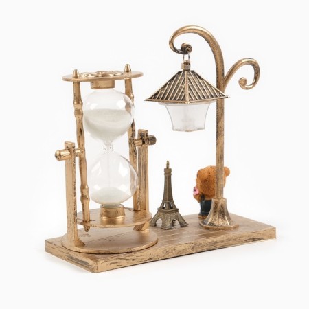 Sanding clock "Street flashlight", souvenir, with backlight, 15.5 x 6.5 x 15.5 cm-2