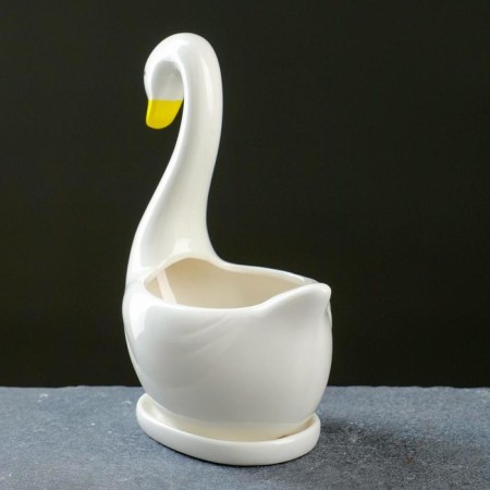 Pot "Swan" 15x7.5x11cm-3
