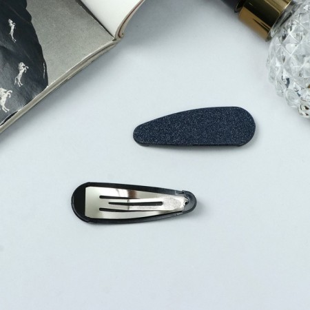 Invisibility for hair "Adeli" (set 2 pcs) shine continuous, 5 cm, black-2